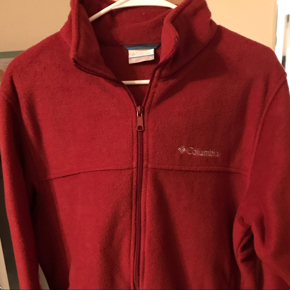 Men’s zip up Columbia sweatshirt